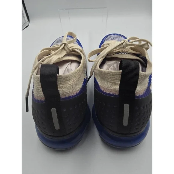 Nike Air Vapormax Flyknit 2 Light Cream Racer Blue 942842-204 Men's US 9 - Picture 5 of 13